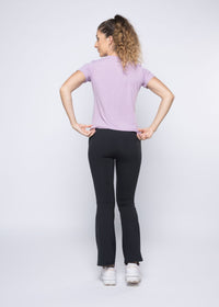 Women Gym Tshirt Lavender - 2
