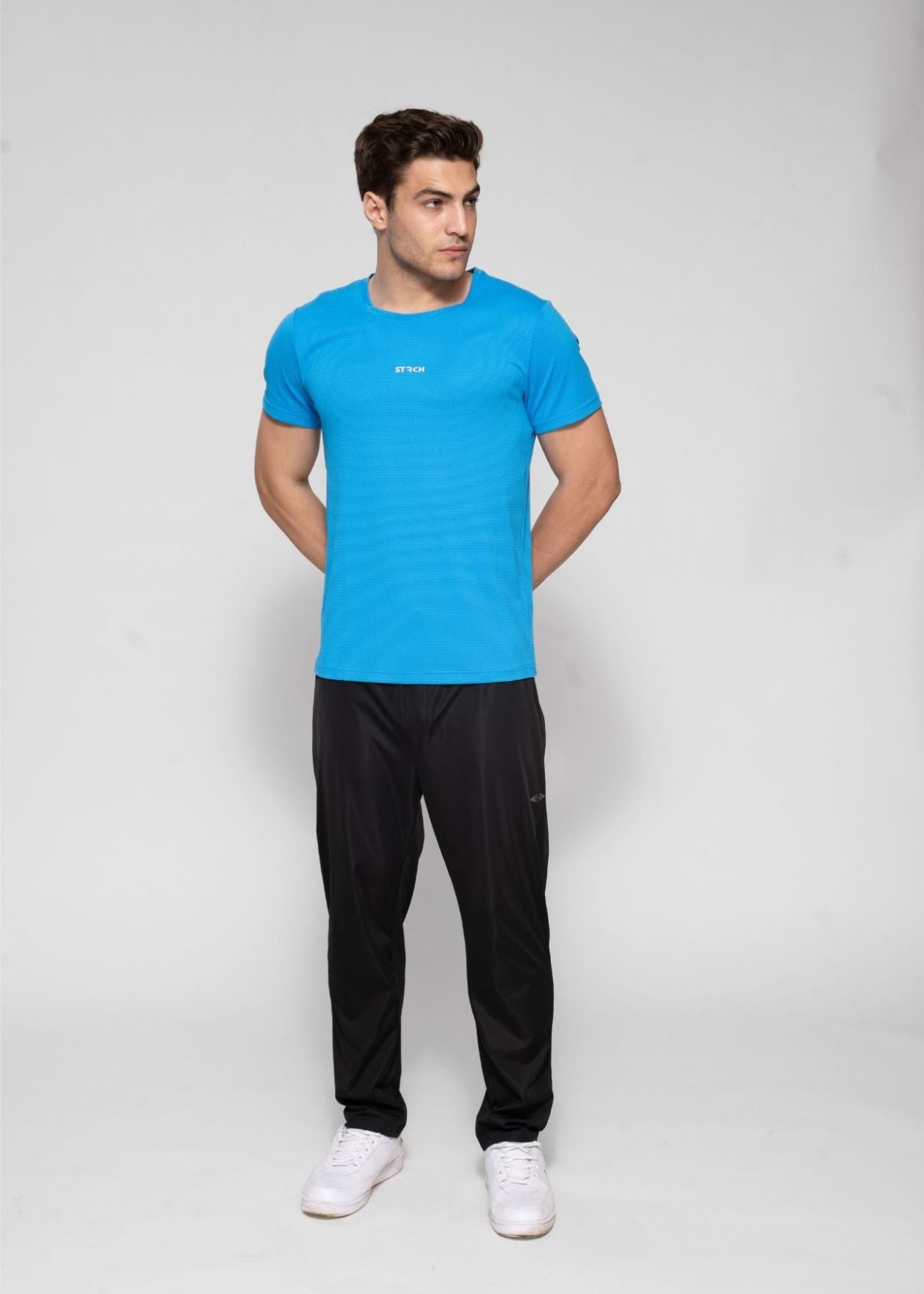 Men Running Active Tee Cuilian Blue - 4