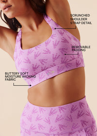 Women Y-Back Sports Bra - Orchid Pink - 3