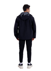 Men Full Zip Active Jacket Black - 4