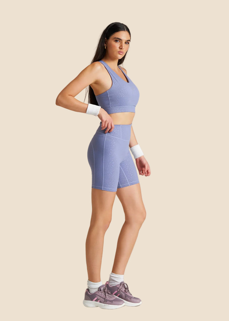 Women Leopard Print Tights - Purple Haze