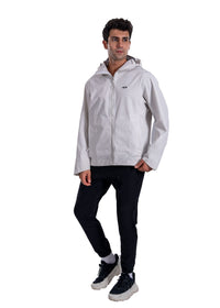 Men Full Zip Active Jacket White - 3