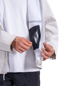 Men Full Zip Active Jacket White - 5