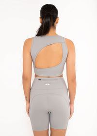 Women Multi Pocket Tights - Grey - 4