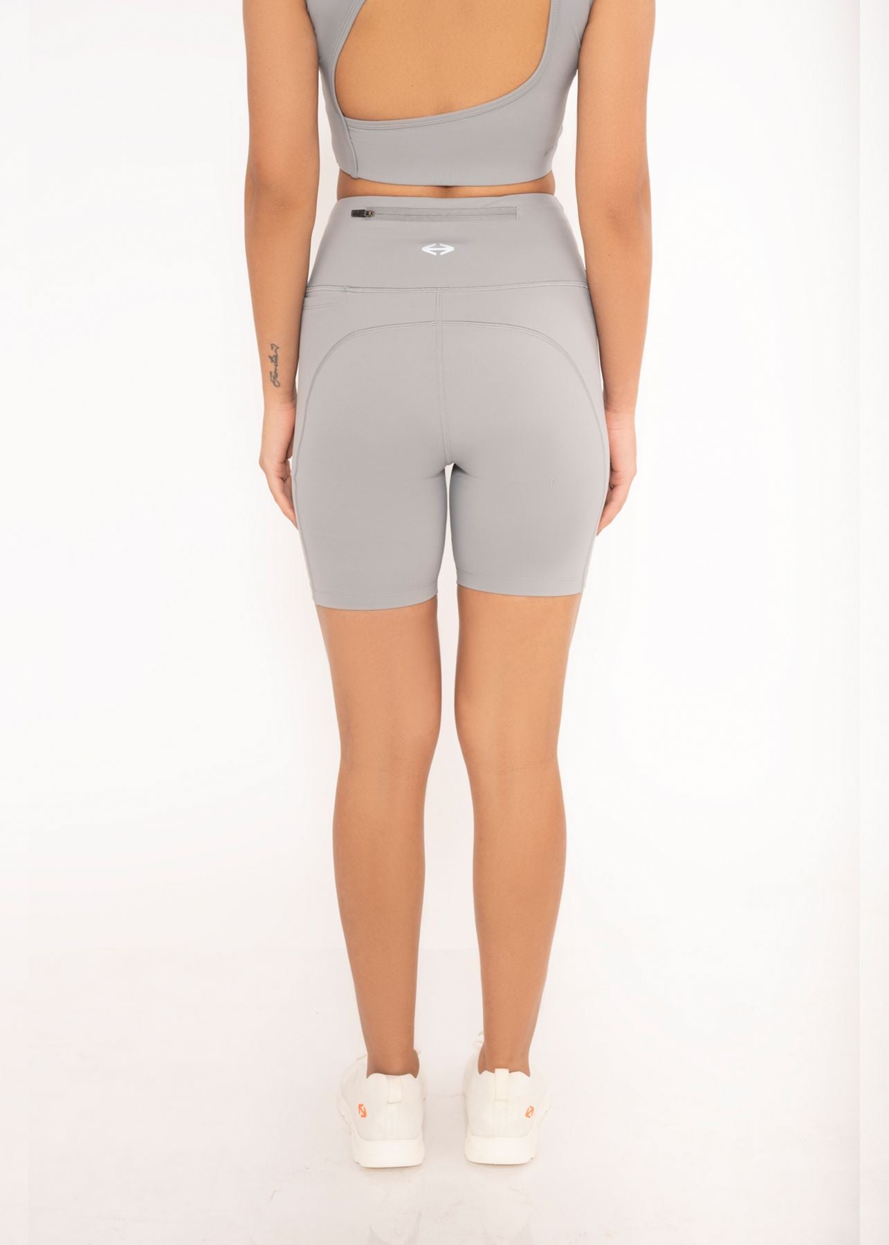 Women Multi Pocket Tights - Grey - 5
