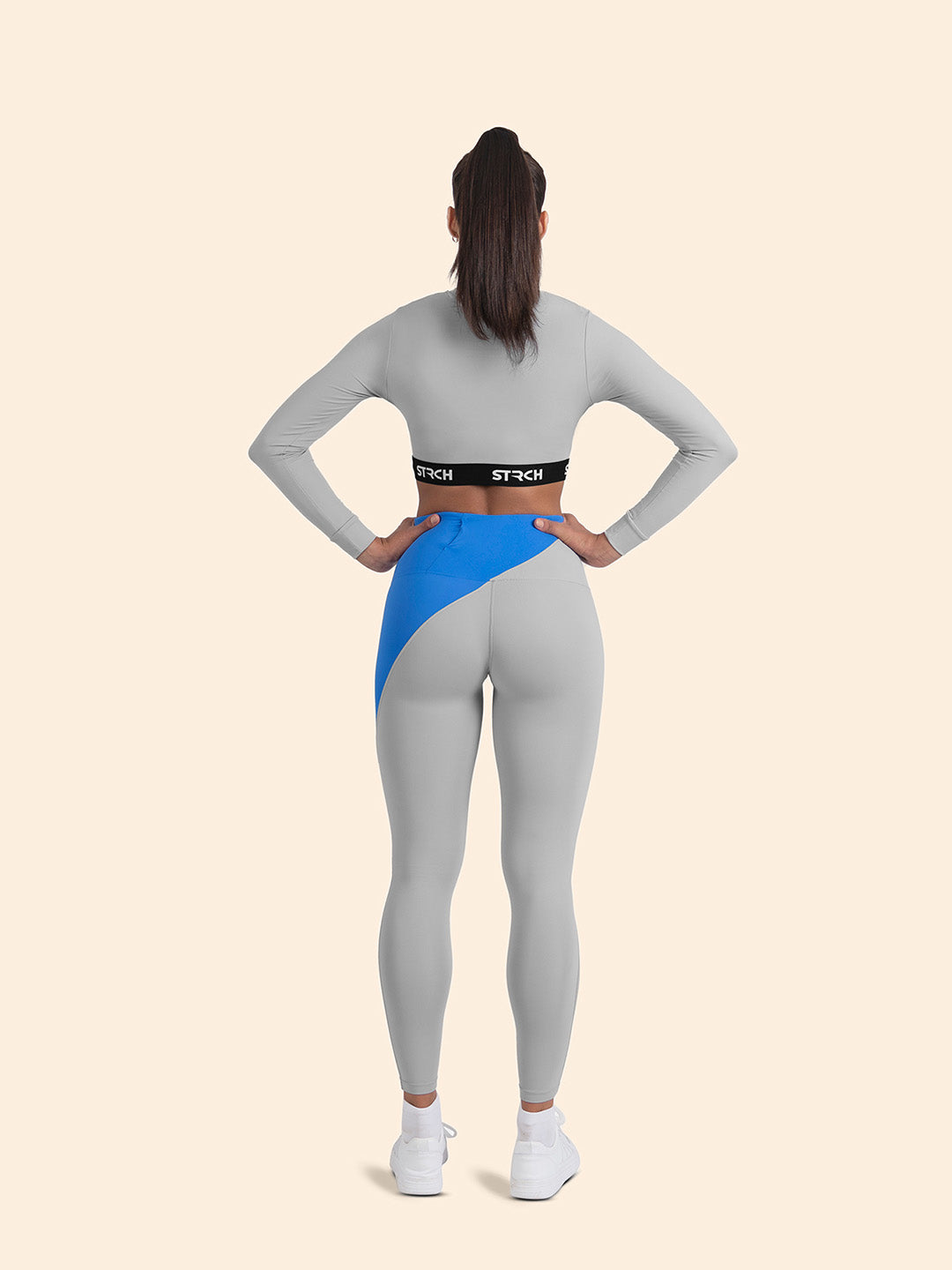 Women Lightweight Leggings - Grey - 5