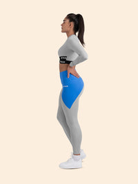 Women Lightweight Leggings - Grey - 6