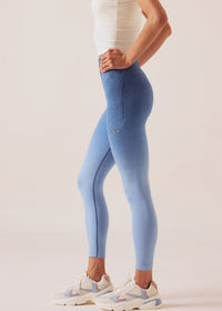 STRCHFlex High Performance Ombre Leggings - Cornet Blue - 4