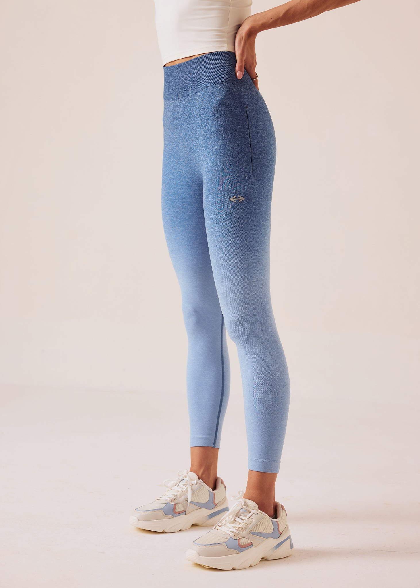 STRCHFlex High Performance Ombre Leggings - Cornet Blue - 1