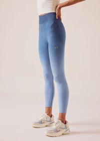 STRCHFlex High Performance Ombre Leggings - Cornet Blue - 1