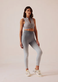 Women High performance Ombre Leggings - Ultimate Grey - 2