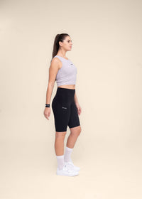 Women Dual Pocket Sports Shorts - Black - 5