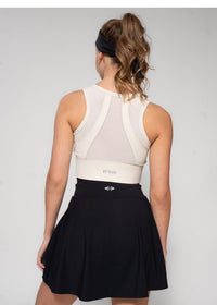 Women Pleated Skirt - Black - 6