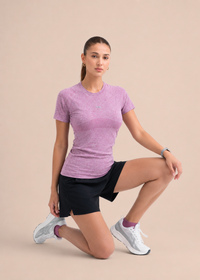 Seamless workout Regular Tee - Rose