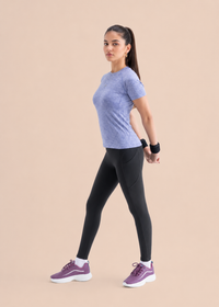 Seamless workout Regular Tee - Light Purple