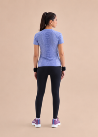 Seamless workout Regular Tee - Light Purple