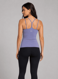 StrchFlex padded Tank top - Dusty Blue