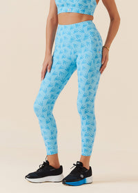 Women Comfort Fit Leggings - Milky Blue - 1
