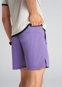All-Day Workout Shorts - Purple Sage - 1