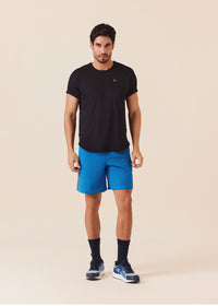 Men Multi-Pocket Gym Shorts - Royal Blue - 2