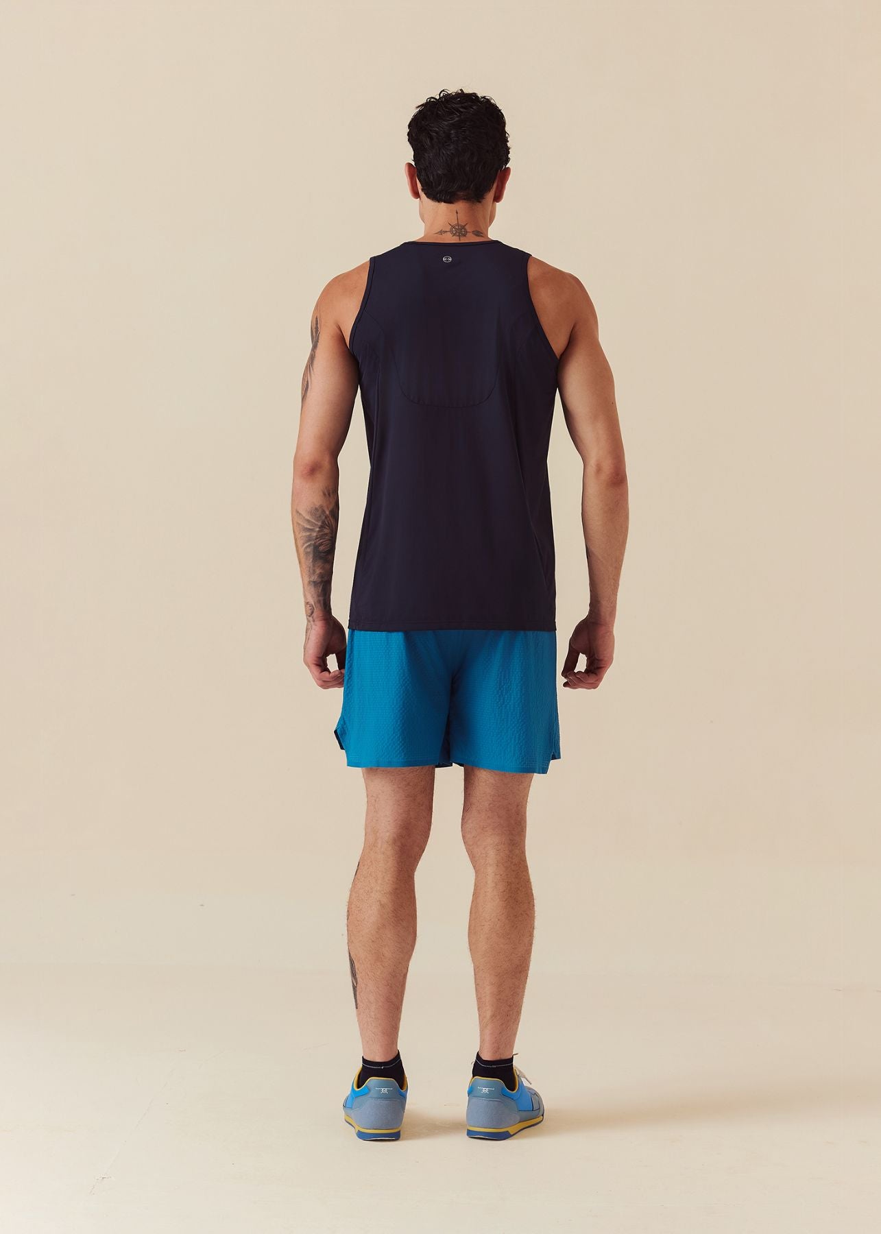 Men Quick Dry Workout Shorts - Marine Teal - 5