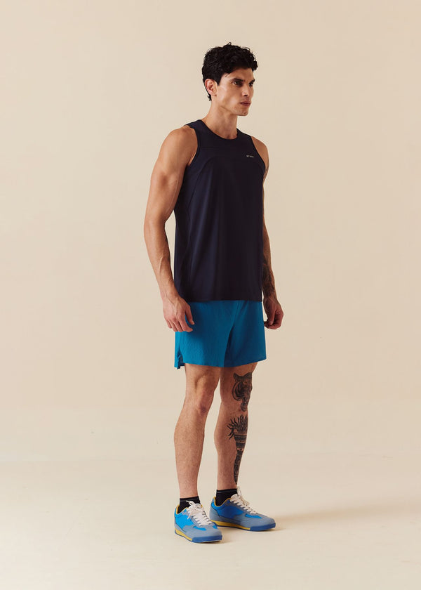 Men Quick Dry Workout Shorts - Marine Teal - 4