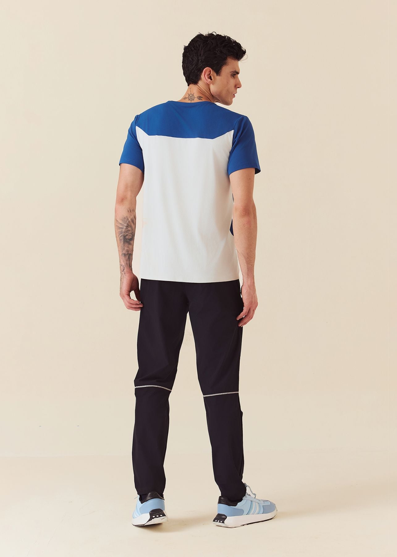 Men Zipper Pocket Workout Pants - Jet Black - 5