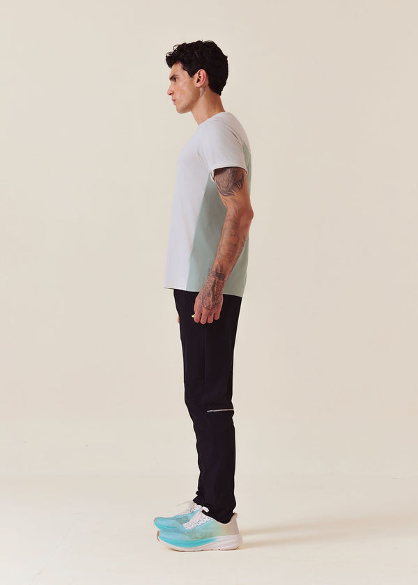 Men Color Block Gym T-Shirt - Silver Grey - 4