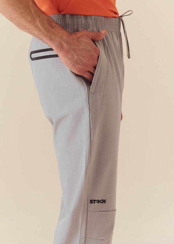 Men Zip Pocket Gym Pants - Ultimate Grey - 2
