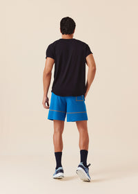 Men Multi-Pocket Gym Shorts - Royal Blue - 5