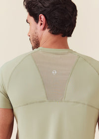 Men Mesh Gym T-Shirt - Fawn Green - 6