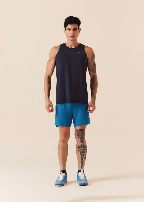 Men Quick Dry Workout Shorts - Marine Teal - 3
