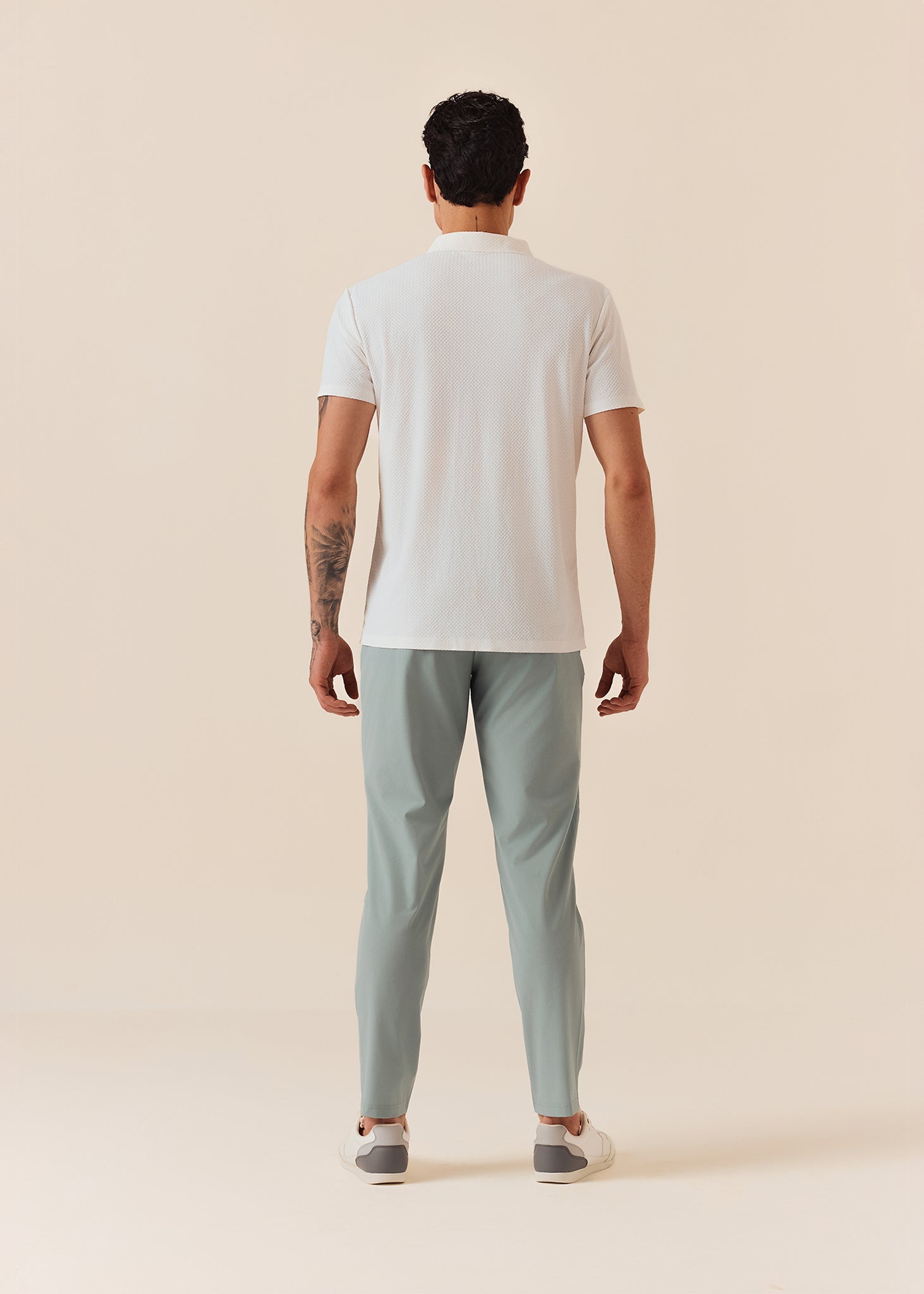 Men Zip Pocket Gym Pants - Sage Green - 6