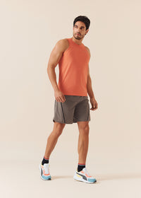 Men Breathable Active Shorts - Dusty Olive - 4