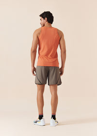Men Breathable Active Shorts - Dusty Olive - 3