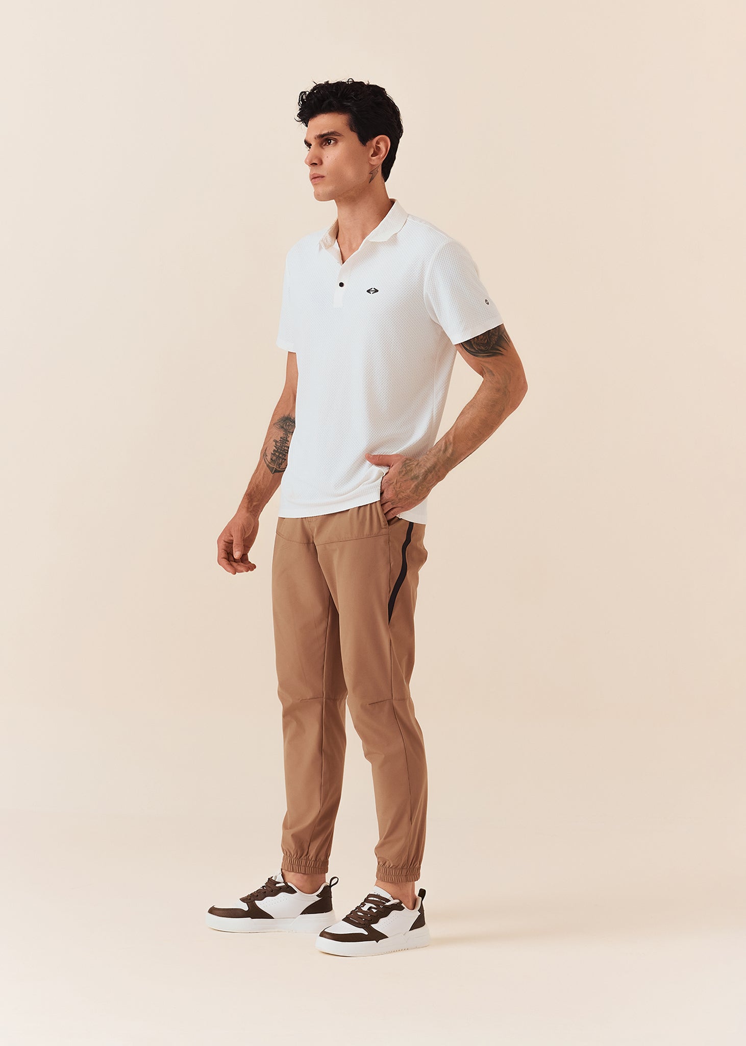Men Utility Training Joggers - Dessert Sand - 4