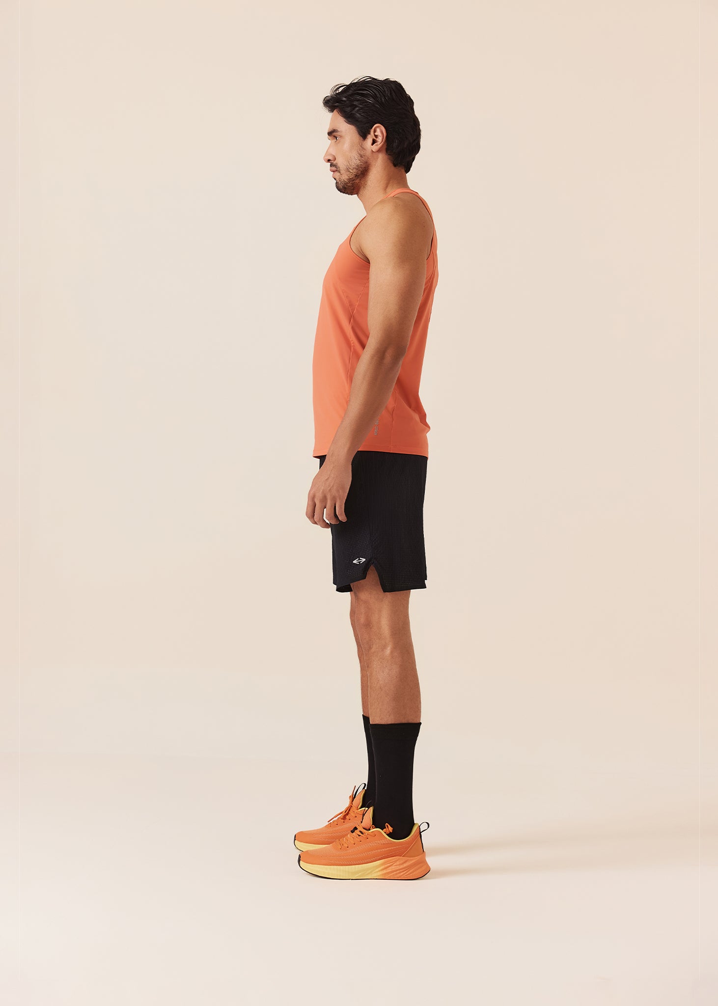Men Quick Dry Workout Shorts - Black - 5