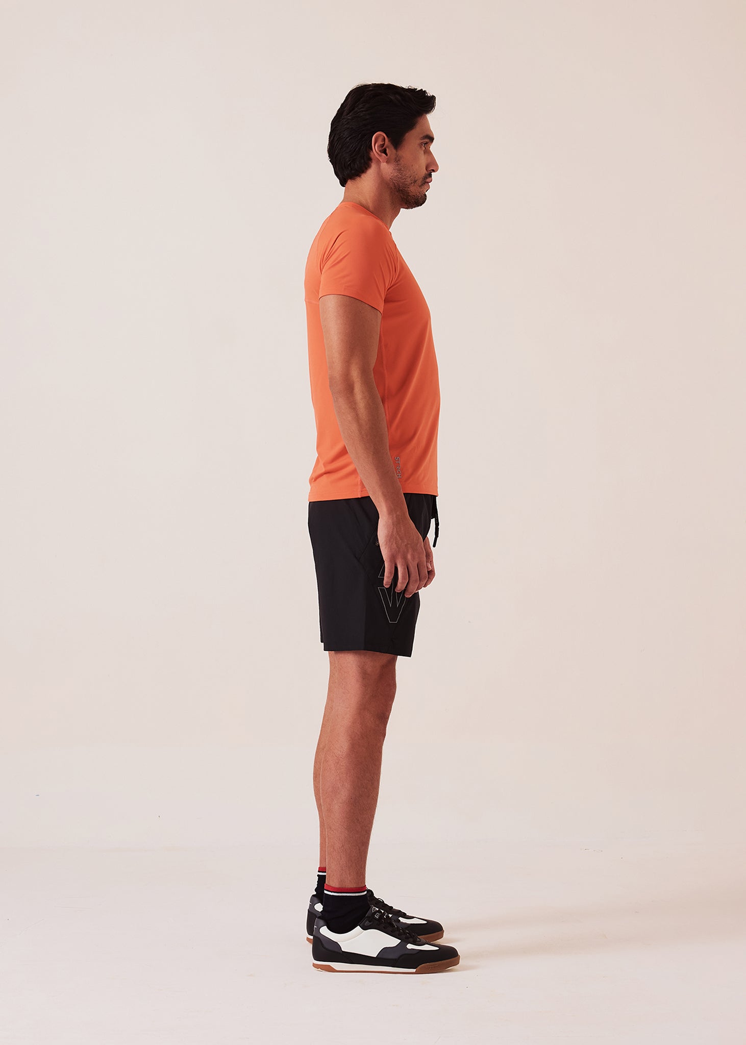 Men Mesh Gym T-Shirt - Coral - 4
