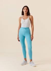 Women Fitness Training Pants - Milky Blue - 2