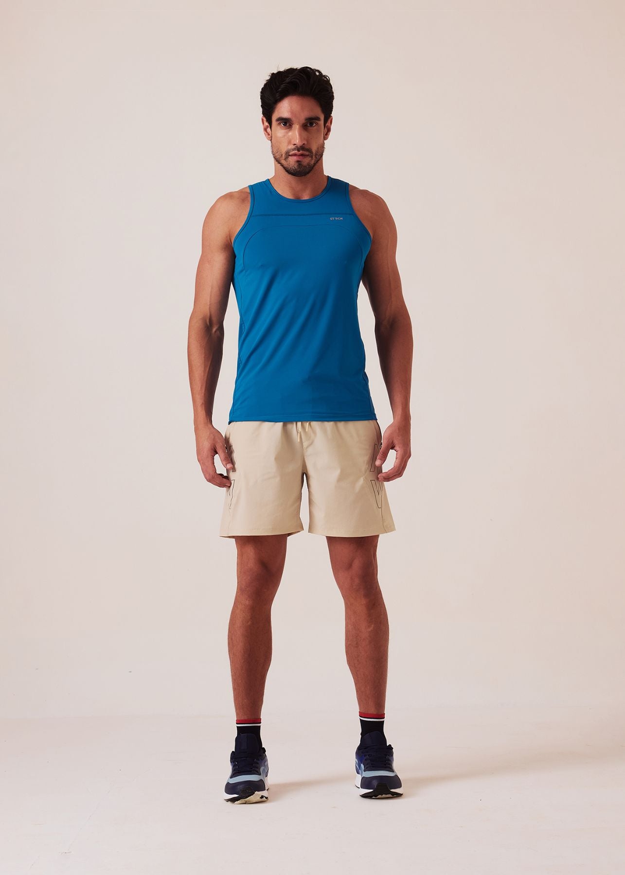 Men Gym Tank Top - Teal - 2