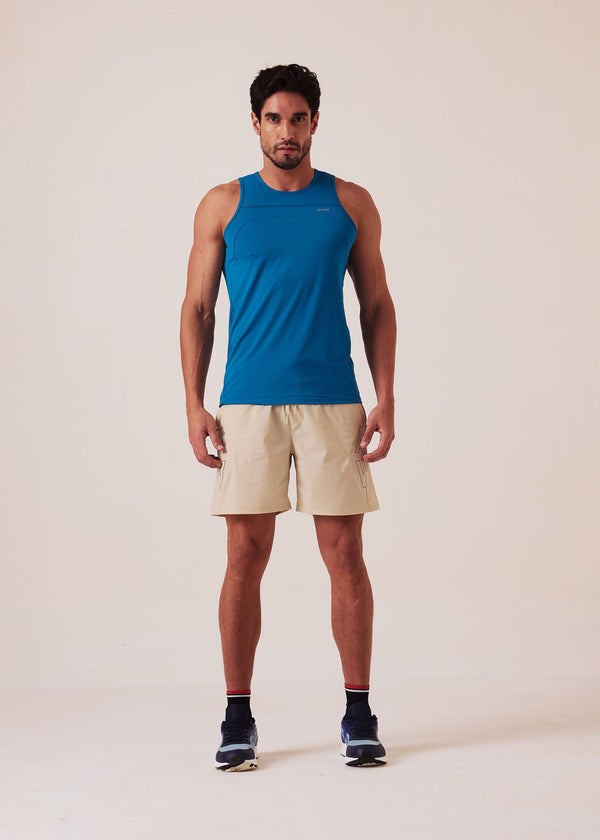 Men Gym Tank Top - Teal - 2