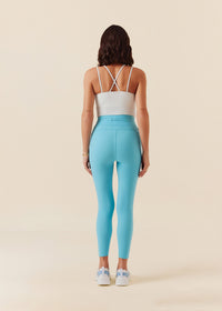 Women Fitness Training Pants - Milky Blue - 4