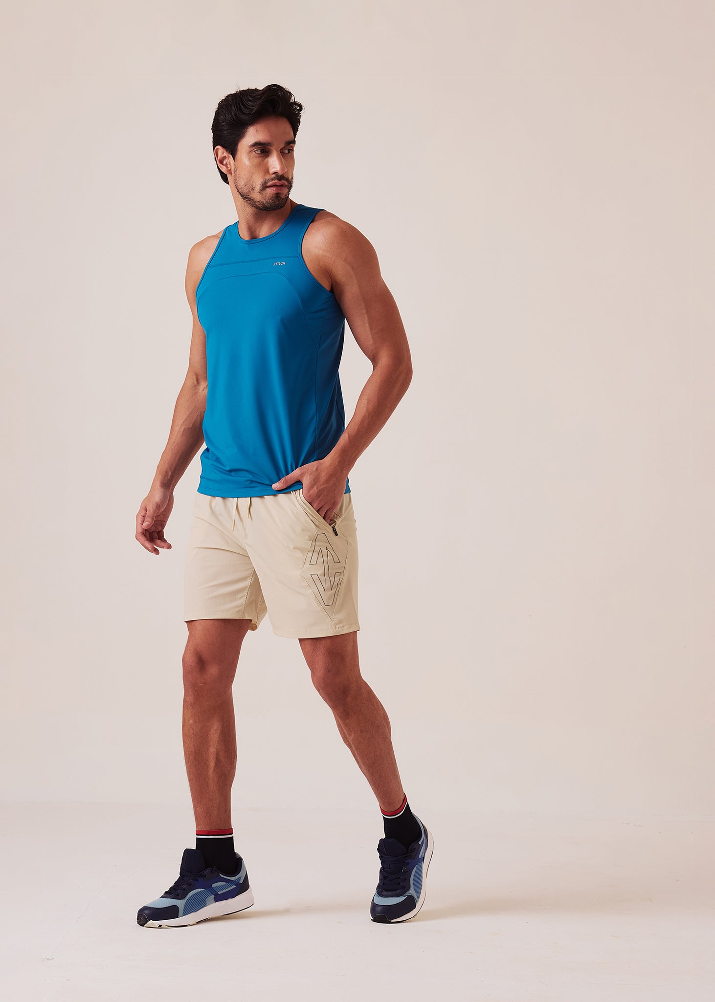 Muscle Gym Tank - Teal