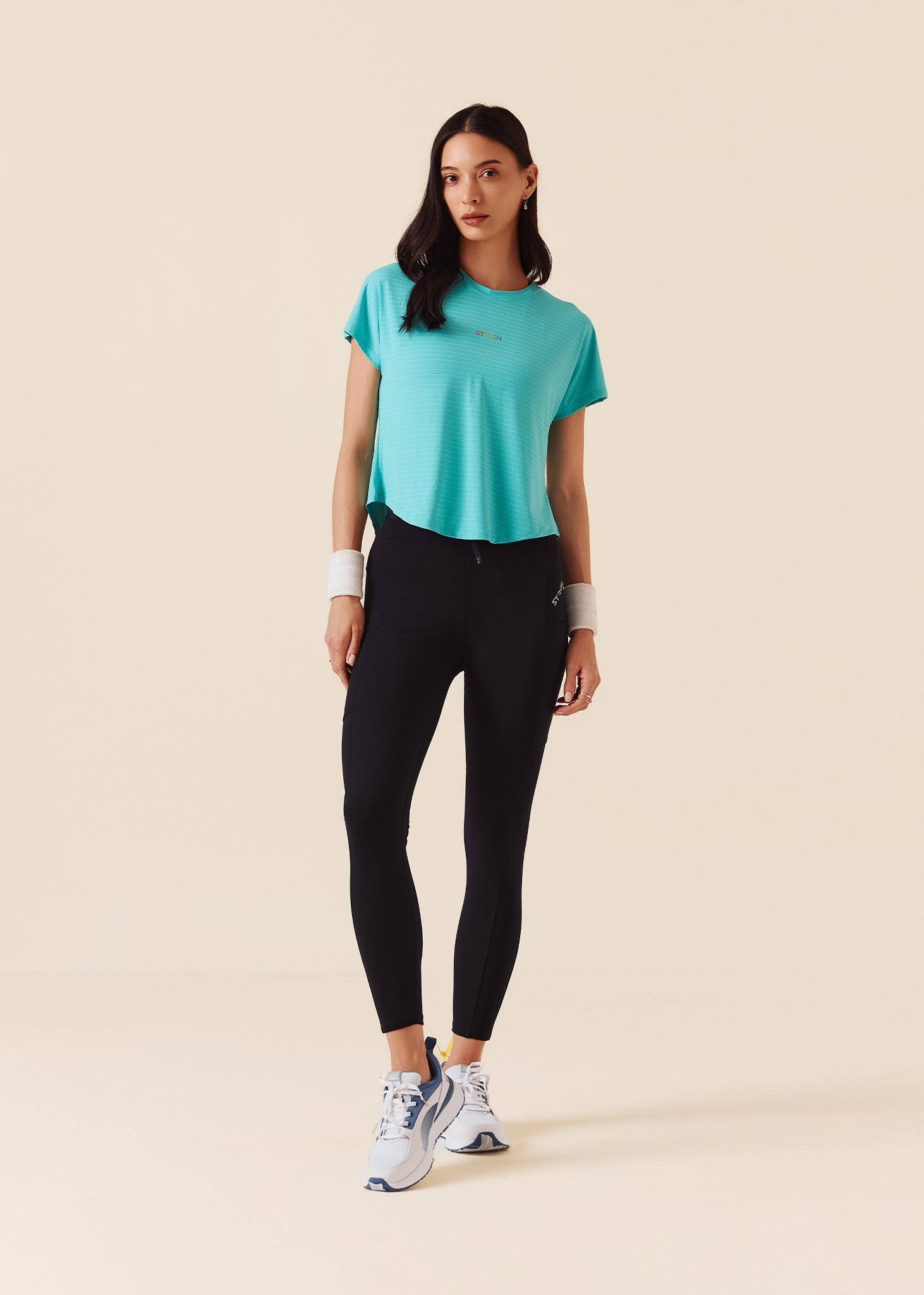 Womens Fitness Training Pants - Jet Black