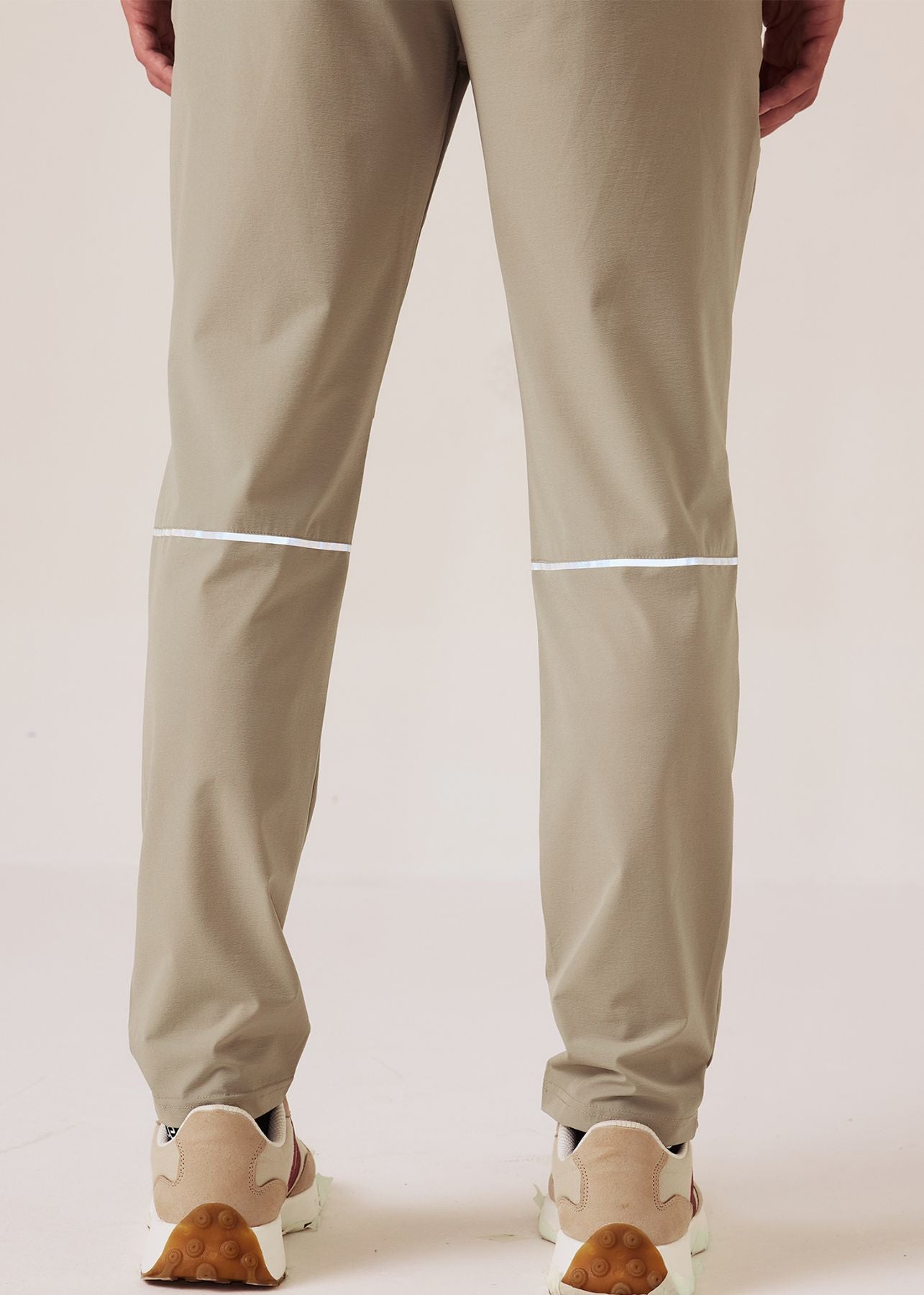 Men Zipper Pocket Workout Pants - Muted Green - 7