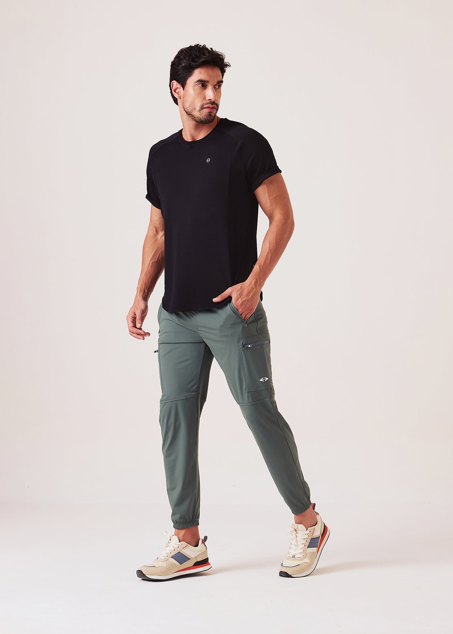 Slim fit Peformance Tee - Jet Black