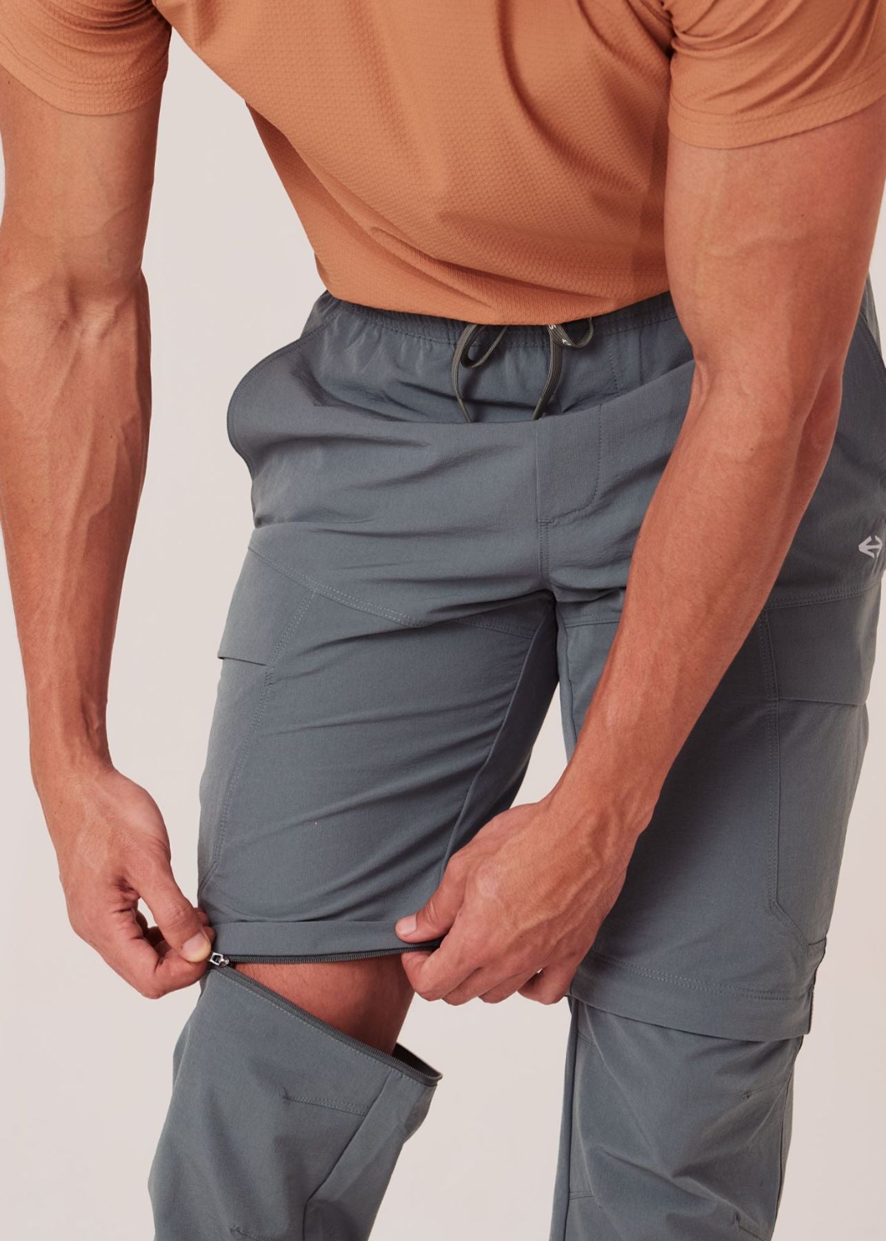 Slim Fit Performance Track Pants - Moss Green