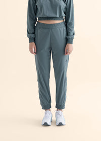 Play Core Snap Botton Track Pants - Balsam Green - 1