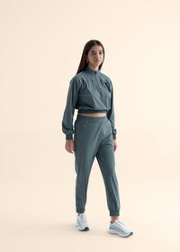 Play Core Snap Botton Track Pants - Balsam Green - 6