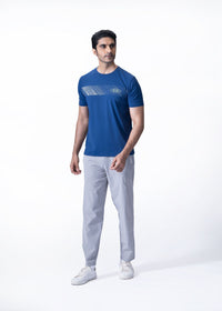 Men Slim Fit Tshirt Navy Blue - 3